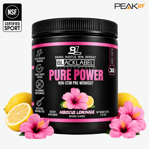 Pure Power Strength and Endurance Builder Supplement BLACKLABEL