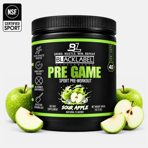 Pregame Customizable Caffeine Sport Supplement BLACKLABEL