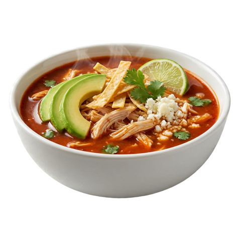 Chipotle Luv Bombs (2 per bag) - Tortilla Soup, Tinga-style Chicken, Lomo Enchilado-style Pork, etc.