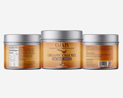 Daily Strength & Vitality Trio Turmeric Ginger Bone Health Support Ojais Wellness