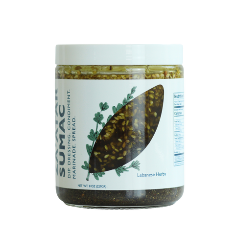 Za'atar Sumac Oil Authentic Lebanese Mixture 6 Jars Case Sohha