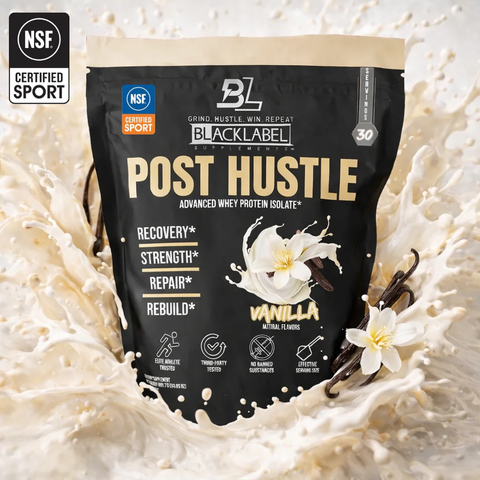 Post Hustle Whey Protein Isolate Muscle Recovery Supplement