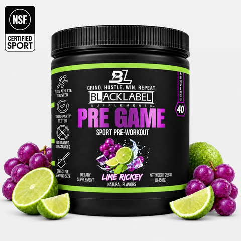 Pregame Customizable Caffeine Sport Supplement BLACKLABEL