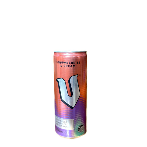 V Energy Strawberries & Cream Flavor Energy Drink Australia