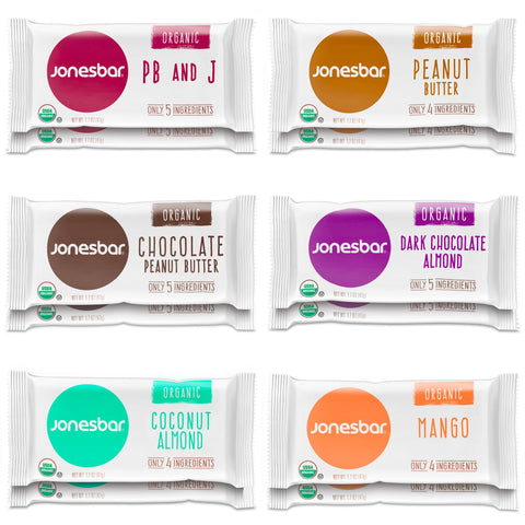 Variety Pack Organic Snack Bars Box of 12