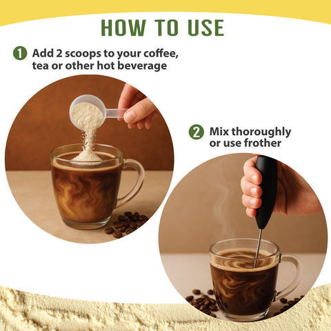 Collagen Protein Creamer Hazelnut Creamer ReviTEAlize
