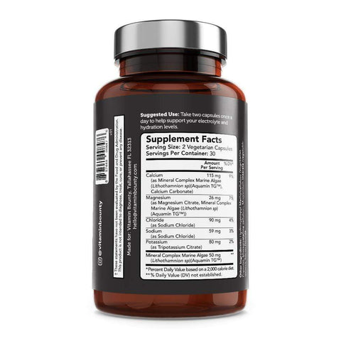 Electrolyte Capsules Recover On Keto Supplement Vitamin Bounty