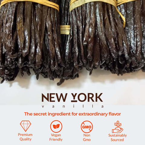 Vanilla Bean Pods Ugandan Bulk 1 lb Premium Vanilla Beans NY Vanilla