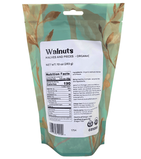 Walnuts, Pieces, Organic