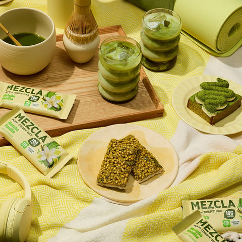 Mezcla Matcha Vanilla Protein Bars 12 Bars x 1.4 oz Case