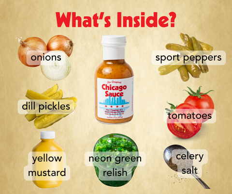 Chicago Sauce Original 7 Toppings Hot Dog Sauce Big Fork Brands