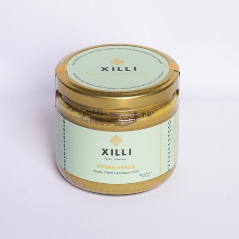 Xilli Pipian Verde Classic Green Pepita Mole - 12 Jars x 10 oz