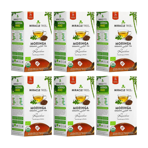 Organic Moringa Tea - Rooibos - Caffeine-Free Herbal Tea