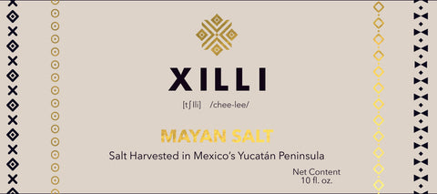 Xilli Mayan Salt Case 12 Jars x 10 oz Mayan Fleur de Sel