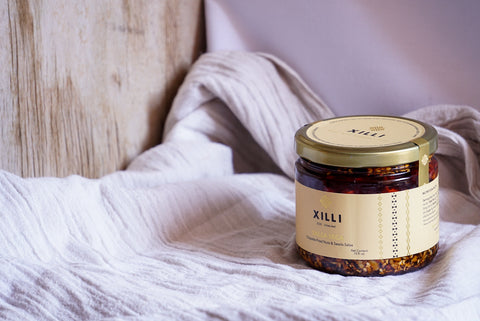 Xilli Salsa Seca Chipotle-Fried Nuts & Seeds Salsa Case - 12 Jars x 10 oz
