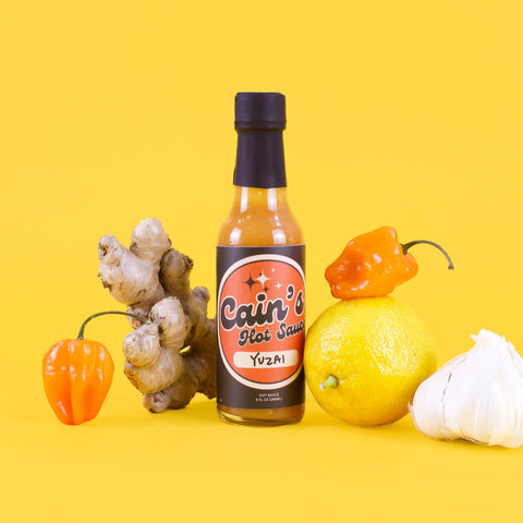 Yuzu Hot Sauce Japanese-Inspired Cain's Yuzai Hot Sauce