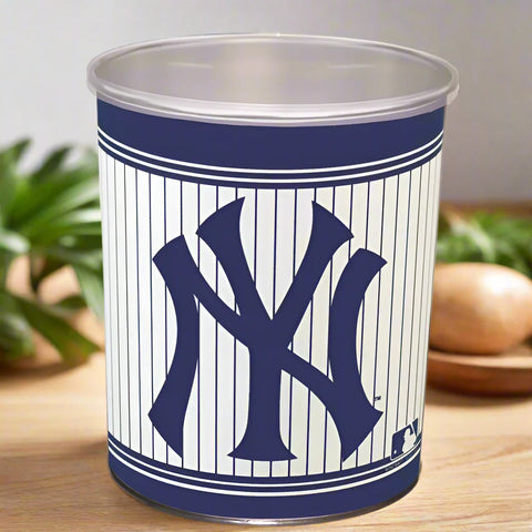 New York Yankees Gift Tin Basket - Officially Licensed MLB Snacks & Collectibles