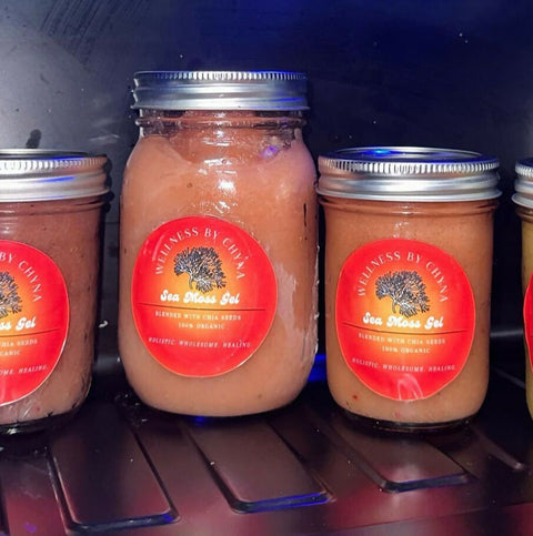 Sea Moss Gel Jar 16 oz Wellness by Chyna