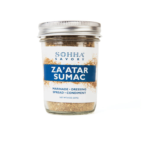 Za'atar Sumac Dry Authentic Lebanese Spice Jar 6 Jars Case Sohha