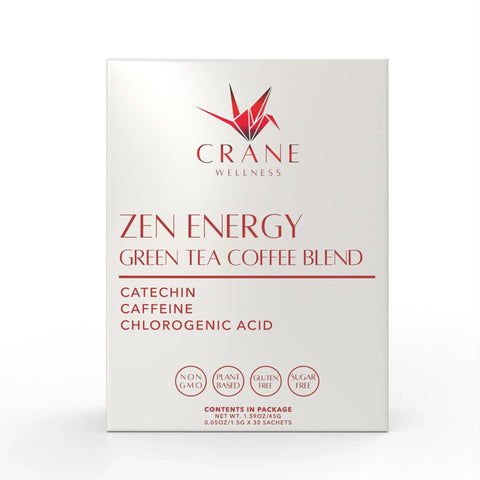 Green Tea & Coffee Blend Clean Energy Drink Zen Energy