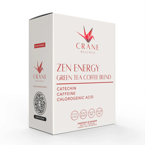 Green Tea & Coffee Blend Clean Energy Drink Zen Energy