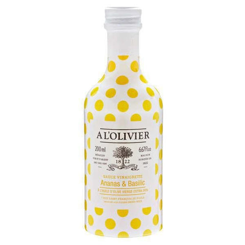 Pineapple & Basil Vinaigrette French Dressing 200ML A L'Olivier