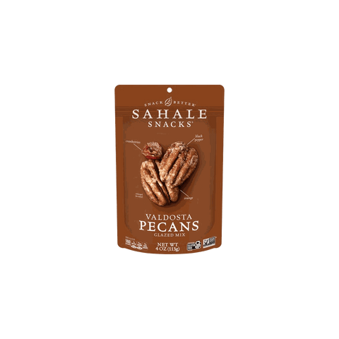 Valdosta Pecans Glazed Mix Nut Blend Snack 4 oz Sahale Snacks