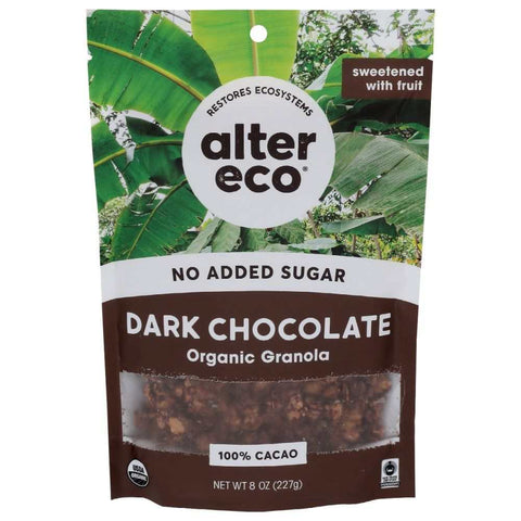 Dark Chocolate Organic Granola 8 oz ALTER ECO
