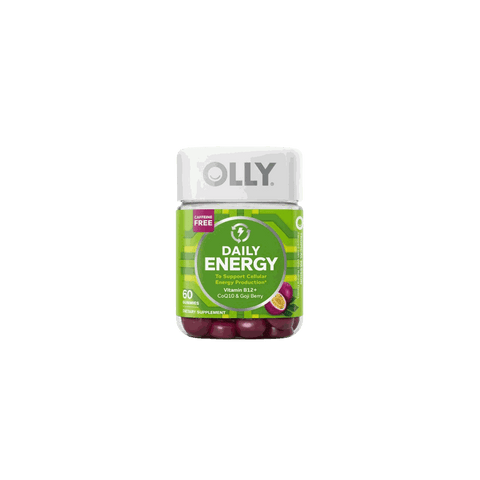 Daily Energy Tropical Passion Fruit Gummy Supplement 60 Count OLLY