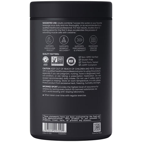 Sports Research Micronized Creatine Monohydrate -165 Servings, Unflavored