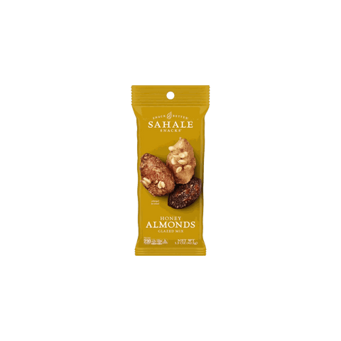 Honey Almonds Glazed Mix Nut Blend Snack SAHALE SNACKS 1.5 oz