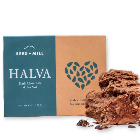 Dark Chocolate & Sea Salt Halva 8OZ Seed + Mill