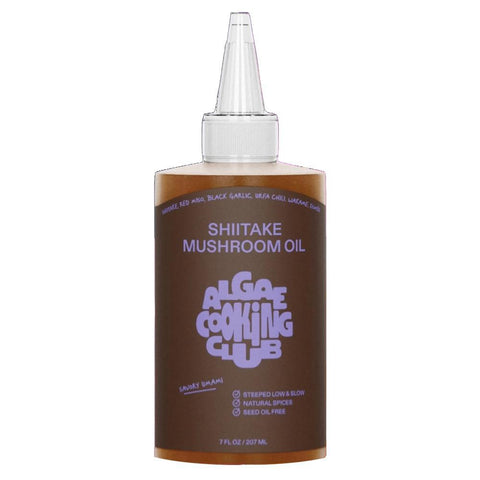Shiitake Mushroom Oil Umami Infused Cooking Oil Algae Cooking Club