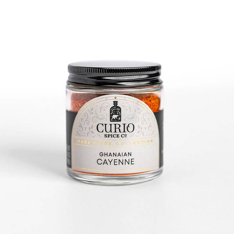 Curio Ghanaian Cayenne Pepper - 6 Pack Case