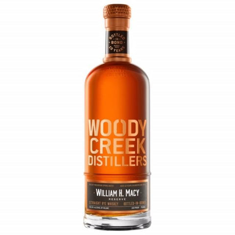 William H. Macy Reserve 10yr Bottled-In-Bond Rye Whiskey Woody Creek Distillers