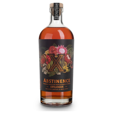 Alcohol-Free Premium Distilled Whiskey Alternative Epilogue X Abstinence Spirits 750ML