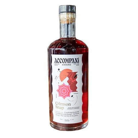 Crimson Snap Amaro Aperitivo 750ML Accompani