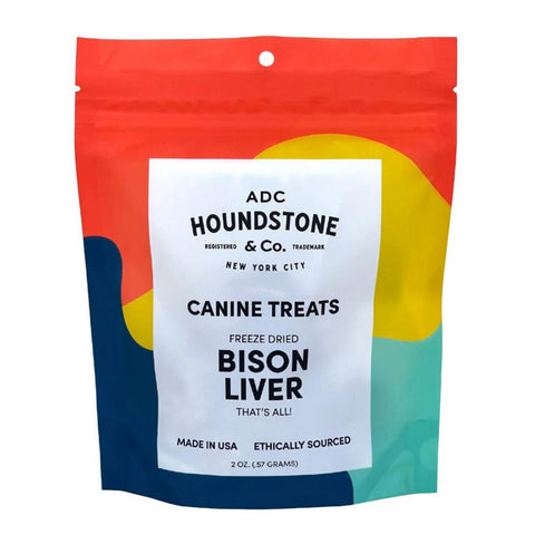 Bison Liver Dog Treats 2OZ ADC Houndstone & Co.