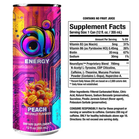 AI ENERGY DRINK 12 Fl oz