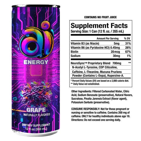 AI ENERGY DRINK 12 Fl oz