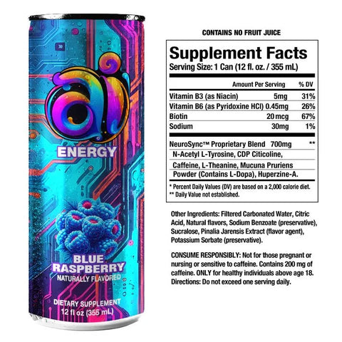 AI ENERGY DRINK 12 Fl oz