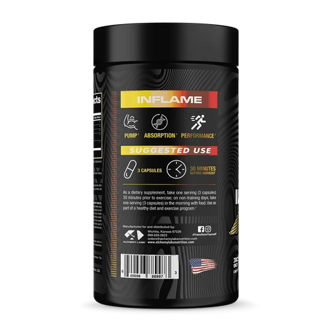 Alchemy Labs INFLAME – Arachidonic Acid Muscle & Pump Support