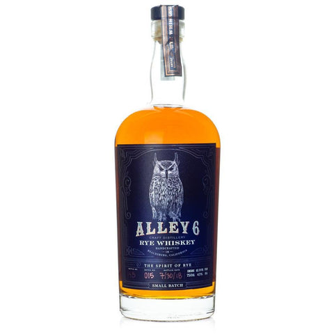 Rye Whiskey 750ML Craft Distillery Alley 6