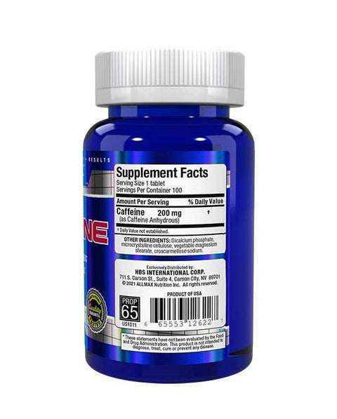 AllMax Caffeine 100 Tablets