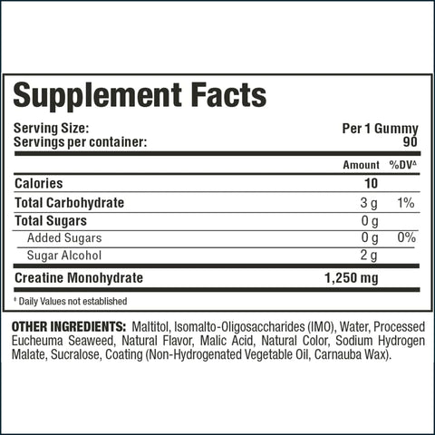 Allmax Creatine Gummies, 90 Gummies