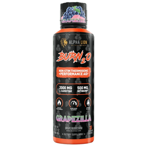 Alpha Lion BURN2O – Stimulant-Free Liquid Thermogenic & Performance Support, 31 Servings