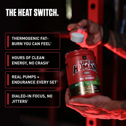Alpha Lion SUPERHUMAN Burn Pre-Workout – Thermogenic, Energy, Pump & Focus