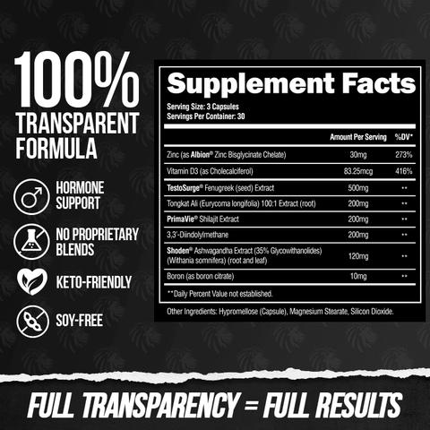 Alpha Lion SUPERHUMAN Test 90 Capsules