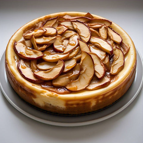 Apple Cheesecake 9-Inch 2.6 lb Hand-Baked NY-Style Andy Anand