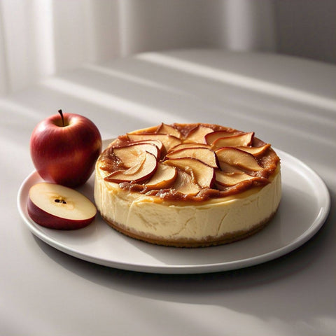 Apple Cheesecake 9-Inch 2.6 lb Hand-Baked NY-Style Andy Anand